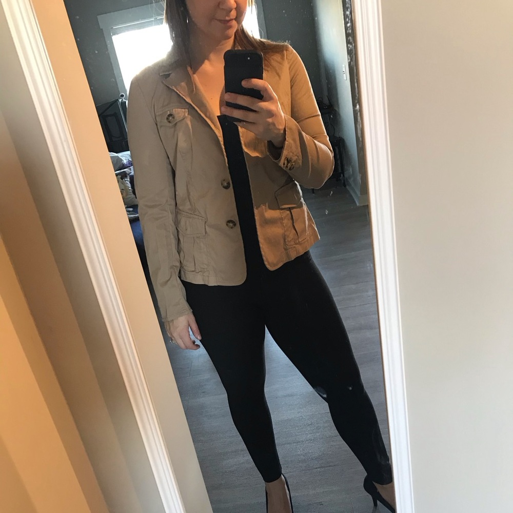 Talbots Tan Jacket Blazer